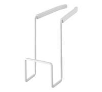 Yamazaki Home 4388 Porte-éponge à Suspendre pour Robinet de Cuisine, Panier d'évier, Taille Unique, Blanc
