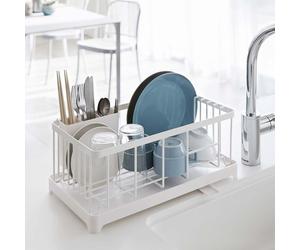 Yamazaki Home Égouttoir Égouttoir vaisselle métal blanc 42x17x23cm