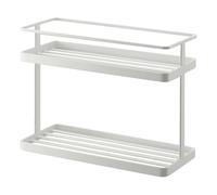 Yamazaki Home, étagère de comptoir en acier pour le rangement de vos épices, taille unique, blanc