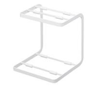 YAMAZAKI Home Support de rangement en acier pour casseroles, taille unique, blanc