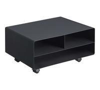 YAMAZAKI – Support et rangement imprimante Tower – Acier 37 x 48 x 19 cm – Design japonais – Noir