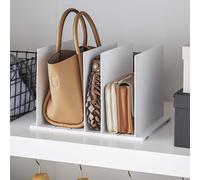 Yamazaki Organiseur de poche, set de 2 pièces de 31x21x24cm "Smart", séparation, blanc