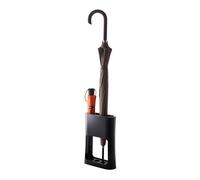 Yamazaki Porte-parapluies ovale, plastique, noir, taille unique