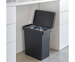 Yamazaki Poubelle Poubellecuisine étanche à l'air séparable 25L noir