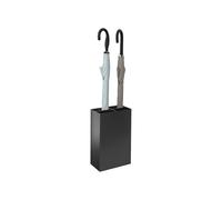 Yamazaki Smart Porte-parapluies Grand, en Acier - rectangulaire, capacité jusqu'à 8 parapluies, Compact, idéal pour l’entrée et Le Couloir - 12 x 23,5 x 36 cm, Design Japonais, Noir