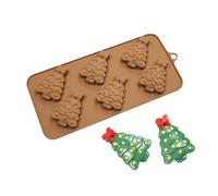 Yanayi Moule En Silicone Pour Chocolat | 6 Cavités Démoulage Facile Festif | Moule En Silicone Grand Pour Barres Chocolatées,Pour Fête Anniversaire Cuisson Dessert Maison Festival Cuisine Vacances