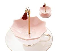 Yanayi Passoire À Thé,Passoire à théière en céramique design parapluie avec support - Infuseur À Thé En Vrac - Adoucit l'eau rehausse la saveur pour lactée cocktail pâtisserie cuisine