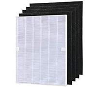 YanBan 4 pièces purificateur d'air pré-filtre à charbon et 1 pièce filtre principal HEPA Compatible avec Winix 115115 5300 5500