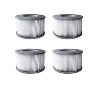 YanBan 4pcs Filtres de Bain à remous pour MSpa piscines gonflables, Pompe à Cartouche filtrante Version améliorée pour MSPA Tous Les spas actuels