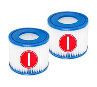 YanBan Cartouche de Filtre de Piscine Compatible avec Best-Way 58381 la Pompe de Filtration, Lot de 2 filtres de Rechange compatibles avec Flowclear Type I