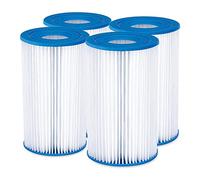 YanBan Filtres de Rechange de Type A/C compatibles avec Best-Way 58012 la Cartouche filtrante, Lot de 4 filtres de Pompe de Piscine pour Best-Way de Type Cartouches filtrantes