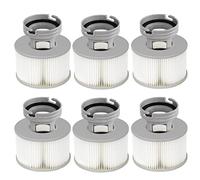 YanBan Lot de 6 filtres de Bain à remous + Adaptateur de Base à Visser pour MSPA piscines gonflables, Version améliorée du Filtre pour MSPA Tous Les Bains à remous actuels
