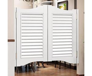 YANBI Porte Saloon Porte de Saloon Portes Battantes de Café en Bois, Porte Moderne à Deux Battants pour Salon Intérieur, Porte de Bar avec Charnières (Size : W110xH90cm(43 5/16" x35 7/16"))