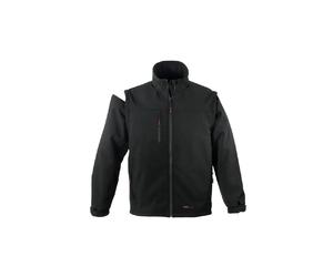 Yang 19584-NO-XL Veste softshell 2-en-1 convertible noire