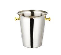 YANG11FAN Portabilité Seau à Champagne 2L for Bar extérieur(Gold)