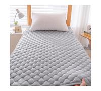 YANGAFJDUA Matelassé Matelas Futon Japonais Tatami avec Bande Élastique, Enroulable Matelas de Sol Pliable Camping, Épais Tapis de Sol Tatami, Pliable Tapis de Couchage Tente,A,90x190cm/35x75in