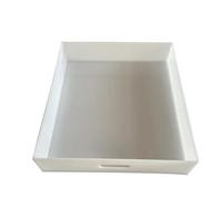 YANGLLYJ Polypropylène Bac Condensat Clim, Bac Plastique Rectangulaire 20x20x5cm-100x100x5cm, Bac de Vidange, Bac Vidange Huile Moteur Bacs de Laboratoire, Etc(80x80x5cm/31x31x2in)