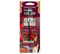 Yankee Candle 1133672E Bougie parfumée Pot Cerise Noir Voiture, Rouge, 7.7 x 19.7 x 0.7 cm