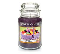 Yankee Candle 1328759E Jelly Bean Bougie Grande Jarre Verre Noir 10 x 9,8 x 14,7 cm