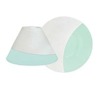 Yankee Candle 1507853 Collection Serene Grand Abat Jour/Plateau Combinaison Blanc/Vert/Sandblast Aqua 15,6 x 14,4 x 10,9 cm