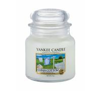 Yankee Candle 411g Coton Propre, Bougie Parfumée