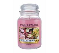 Yankee Candle 623g Roses Coupées Fraîches, Bougie Parfumée