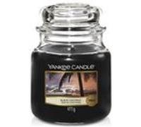 Yankee Candle bougie jarre parfumée | moyenne taille | Noix de coco noire | jusqu’à 75 heures de combustion