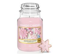 Yankee Candle bougie jarre parfumée | grande taille | Flocons sucrés | jusqu’à 150 heures de combustion
