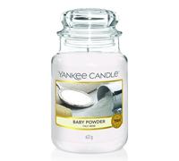 Yankee Candle bougie jarre parfumée | grande taille | Talc bébé | jusqu’à 150 heures de combustion | Cadeaux pour femmes