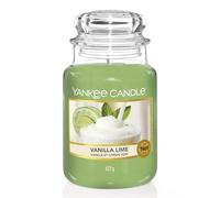 Yankee Candle bougie jarre parfumée | grande taille | Vanille et citron vert | jusqu’à 150 heures de combustion |Cadeaux de la fête des mères