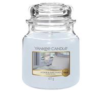 Yankee Candle bougie jarre parfumée | moyenne taille | Havre de paix | jusqu’à 75 heures de combustion