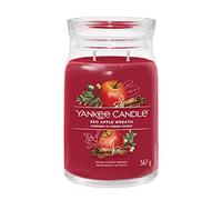 Yankee Candle Red Apple Wreath Signature Jar Bougie parfumée 567 g