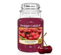 YANKEE CANDLE CANDELA GIARA GRANDE BLACK CHERRY