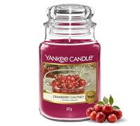 Yankee Candle bougie parfumée Chutney d'airelles | Format jarre | Bougie longue durée jusqu’à 150 heures de combustion |Cadeaux parfaits pour les femmes
