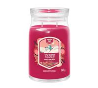Yankee Candle Bougie parfumée dans un verre (grande) Santa On Ski ? Bougie signature « Collection d'hiver 2025 ? Apres Ski » avec durée de combustion jusqu'à 90 heures