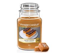 Yankee Candle Bougie parfumée | Grande bougie en pot Caramel au Beurre Salé | Bougies à combustion longue : jusqu'à 150 heures | Cadeaux parfaits pour les femmes