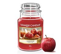 Yankee Candle Bougie parfumée | Grande bougie en pot Pommes À Cidre | Bougies à combustion longue : jusqu'à 150 heures | Cadeaux parfaits pour les femmes