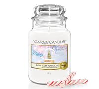 Yankee Candle Bougie parfumée | Grande bougie jarre Snow Globe Wonderland | Collection Snow Globe Wonderland | Temps de combustion : jusqu’à 150 heures | Cadeaux parfaits pour femme