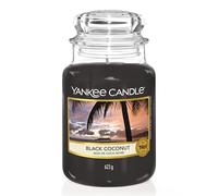 Yankee Candle bougie parfumée Noix de coco noire | Format jarre | Bougie longue durée jusqu’à 150 heures de combustion | Cadeaux pour femmes