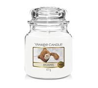 Yankee Candle Bougie parfumée originale en pot de taille moyenne - Couverture douce