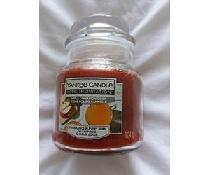 YANKEE CANDLE Bougie parfumée Senteur cidre Pomme Cannelle 104 g