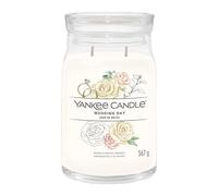 Yankee Candle Bougie parfumée Signature | Wedding Day® Grande bougie en pot avec double mèche | Mélange de cire de soja à combustion longue | Cadeau parfait pour femme