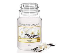 Yankee Candle bougie parfumée Vanille | Format jarre | Bougie longue durée jusqu’à 150 heures de combustion | Cadeaux pour femmes