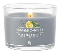 Yankee Candle Bougie votive en verre Black Tea & Lemon 37 g 37 g