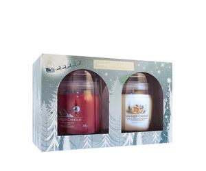 Yankee Candle Bright Lights coffret cadeau signature bougie moyenne 2 x 368 g