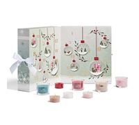 Yankee Candle Calendrier de l'Avent 2022 Bougies parfumées avec 12 bougies parfumées et 1 support pour thé