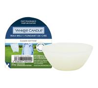 Yankee Candle Fondant de cire Coton frais – 22 g – Jusqu'à 8 h de parfum – 1 unité