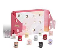 Yankee Candle Coffret cadeau | 12 jours de parfum pour positiver | 12 bougies votives parfumées et un photophore dans un coffret cadeau | Collection Art in the Park | Cadeaux parfaits pour femme