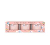 Yankee Candle Coffret cadeau 3 bougies votives remplies de ciel aquarelle