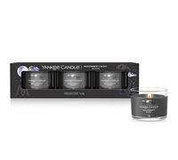 Yankee Candle coffret cadeau de bougies parfumées | Bougies votives remplies « Nuit d'ét頻 | Mélange de cires de soja | Lot de 3